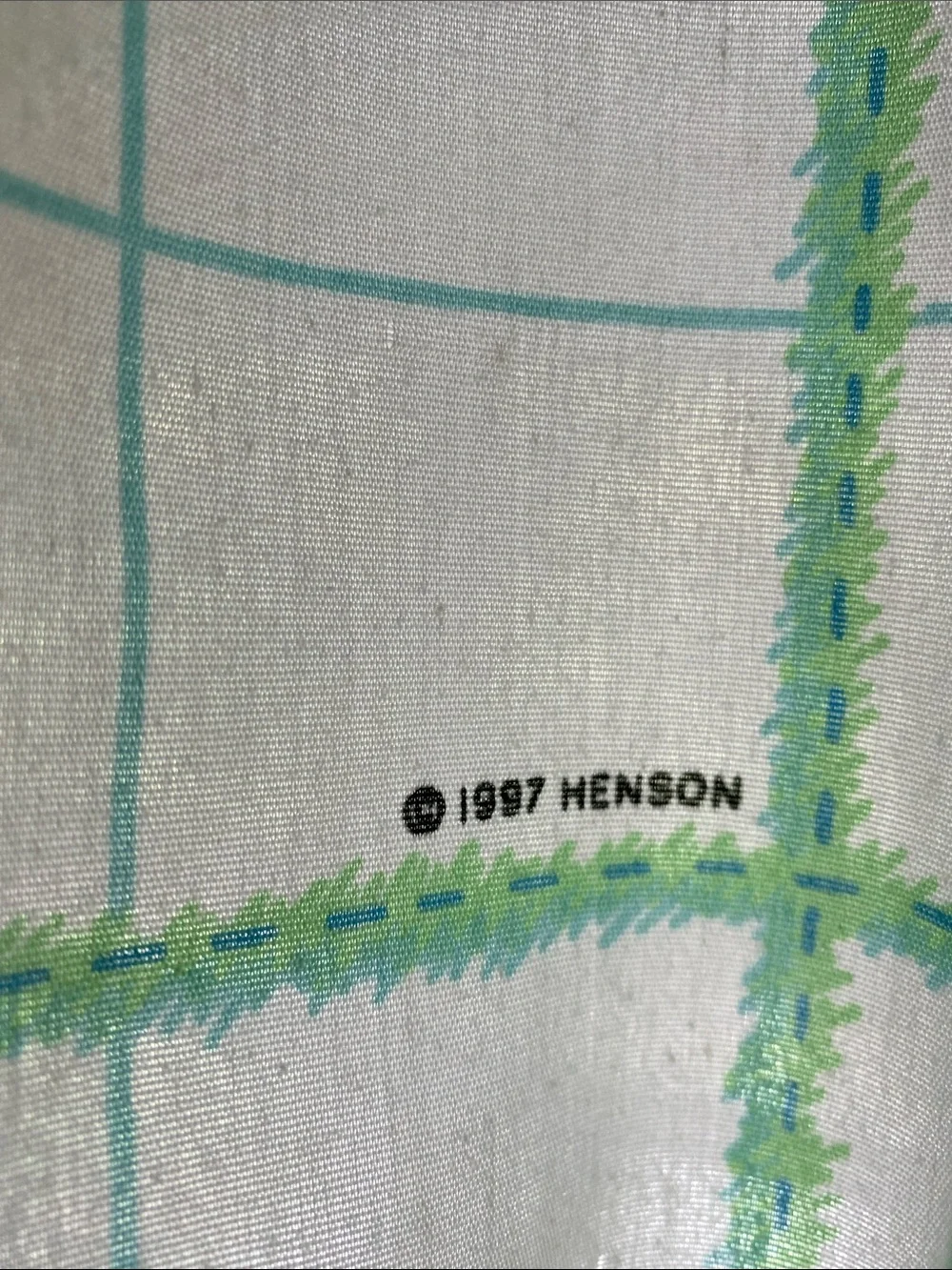VTG ‘97 Sesame Street Bedsheet Curtains